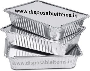 disposable Aluminium container for food packing