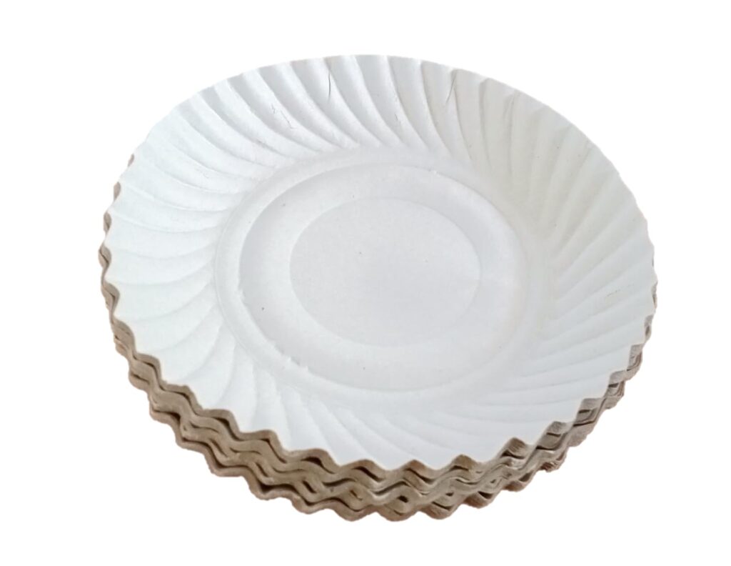 Disposable paper plate size 7 inch to 10 inches