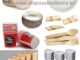 disposable items wholesale supply plate Paper cups glass wooden spoon fork bio Khaki carry bag Butter paper food packing Material