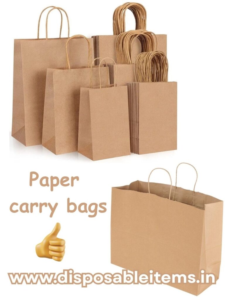 khaki paper bag with handle carry bags lifafa लिफाफा
