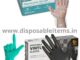 Disposable Gloves for cleaning, safety, medical use. rubber vinyl / nitrile made gloves, black, blue, white for cleaning, kitchen, clinic, saloon, hotel, shop, housekeeping.