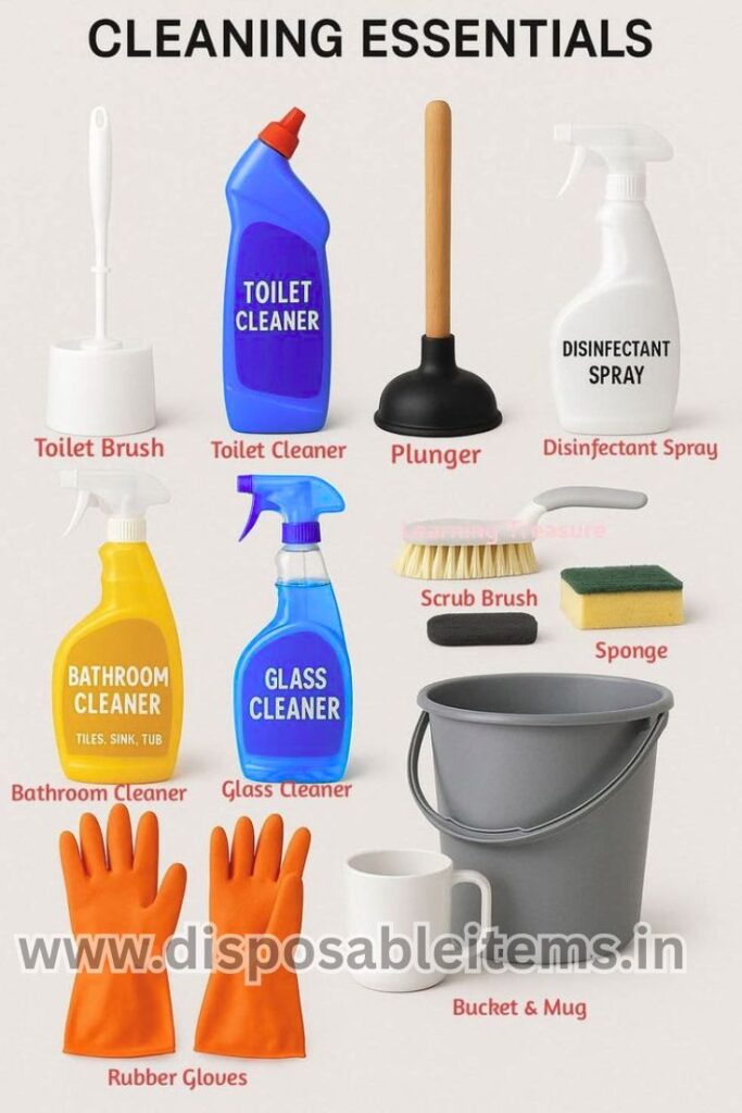 disposable cleaning essentials tools toilet cleaner bathroom toilet kitchen bathroom household cleaning items
