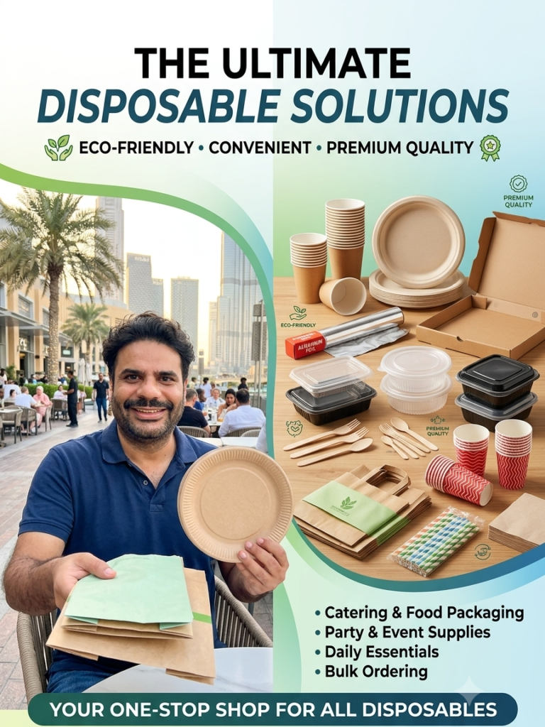 disposable material : Cup | Paper Plates | Glass | wood spoon | Fork | Khaki carry bag | Butter paper | Disposal Material | Thali | Napkin | Tissue paper